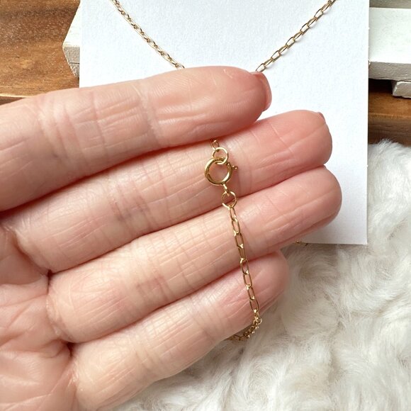 New Cute 14k Yellow Gold Filled Star Necklace - Picture 4 of 4